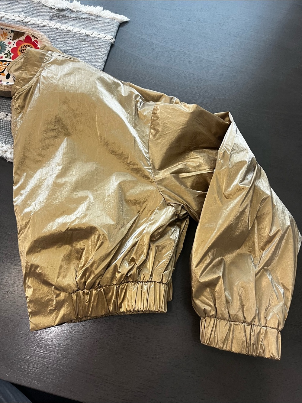Glam gold women’s fashion jacket